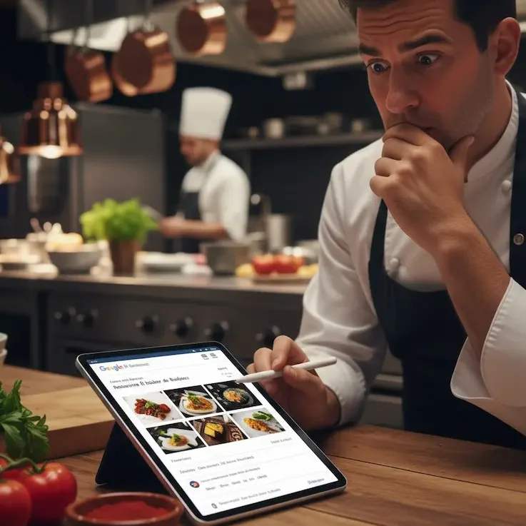 El dueño de un restaurante de Badajoz se queda perplejo al no tener muy claro cómo optimizar la ficha de Google de su negocio