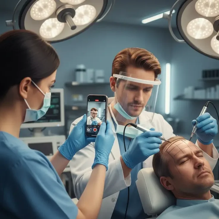 Grabar (con el permiso del paciente) como ejerces tu trabajo, es una acción de marketing puede hacer que tu clínica de cirugía estética crezca en clientes